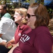 Listening intently