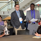 Tom Otieno and Patrick McKee talk with Monica Johnson and Tammy Peyton