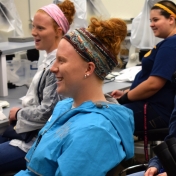 Madison southern student smiling.