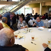 Biology and Geology faculty seated at table