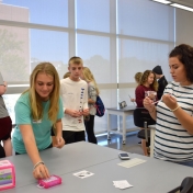 Madison Southern students play the water game