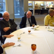 Retired Biology faculty Robert Creek, David Mardon, and Guenter Schuster.