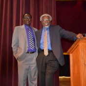 Professor Sylvester James Gates and Dr. Tom Otieno, Dean of College of Science