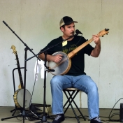 Matt Pianalto provided entertainment by playing the banjo.