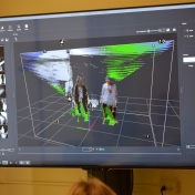 Image capture screen shows how 3-D images are made