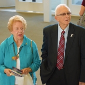 Retired Chemistry faculty John Davidson and wife, Martha