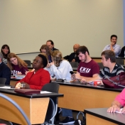 Audience at Alumni Lecture Series 