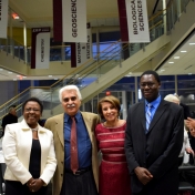 From left: Iddah Otieno, Hossein Vaez, Jaleh Rezaie, and Tom Otieno