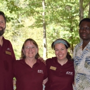 Stephen Richter, Melinda Wilder, Kelly Watson, and Tom Otieno