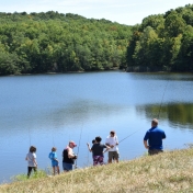 Fishing at Lake Edmiston