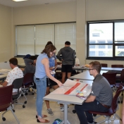 Model Lab students play "Math Games" 