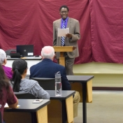 Dr. Tom Otieno introduces Donald Whitaker